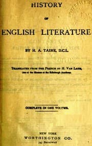Tapa de History of English Literature