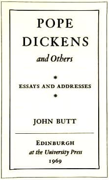 Tapa de Pope, Dickens and others