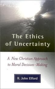 Tapa de The ethics of uncertainty