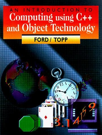 Tapa de Introduction to computing using C++ and object technology