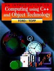 Tapa de Introduction to computing using C++ and object technology