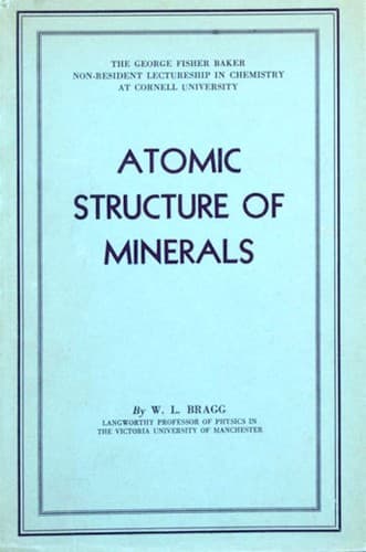 Tapa de Atomic structure of minerals