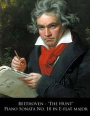 Tapa de Beethoven - "The Hunt" Piano Sonata No. 18 in E-flat major