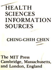 Tapa de Health sciences information sources