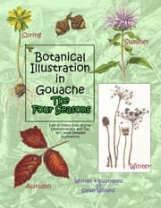 Tapa de Botanical Illustration in Gouache - The Four Seasons