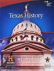 Tapa de Houghton Mifflin Harcourt Texas History