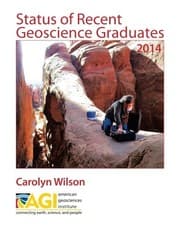 Tapa de Status of Recent Geoscience Graduates 2014