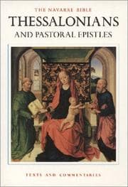 Tapa de The Navarre Bible: Thessalonians and Pastoral Epistles (The Navarre Bible: New Testament)