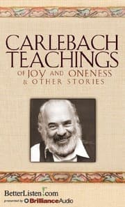 Tapa de Carlebach Teachings of Joy and Oneness & Other Stories
