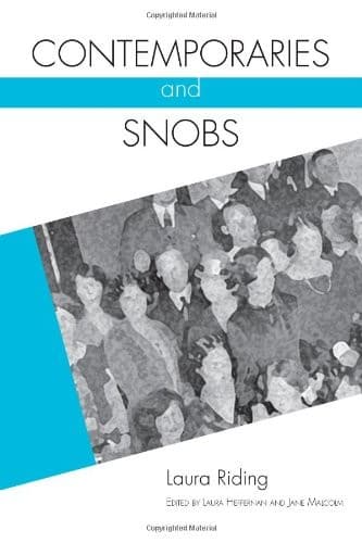 Tapa de Contemporaries and Snobs