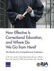 Tapa de How Effective Is Correctional Education, and Where Do We Go from Here? The Results of a Comprehensive Evaluation
