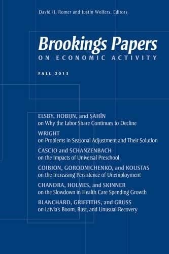 Tapa de Brookings Papers on Economic Activity