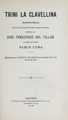 Tapa de Trini la clavellina