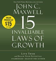 Tapa de The 15 Invaluable Laws of Growth