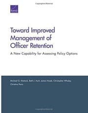 Tapa de Toward Improved Management of Officer Retention