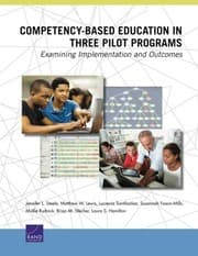 Tapa de Competency-Based Education in Three Pilot Programs