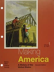 Tapa de Making America : A History of the United States, Volume I