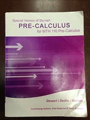 Tapa de Pre-Calculus  [Custom for Central Michigan University]