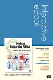 Tapa de Introducing Comparative Politics Interactive eBook