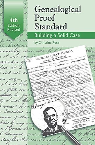 Tapa de Genealogical Proof Standard