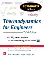 Tapa de Schaums Outline of Thermodynamics for Engineers, 3rd Edition