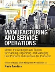 Tapa de The Definitive Guide to Manufacturing and Service Operations
