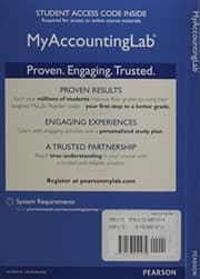 Tapa de NEW MyLab Accounting with Pearson eText -- Access Card -- for Cost Accounting