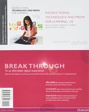 Tapa de Instructional Technology and Media for Learning, Enhanced Pearson eText -- Access Card
