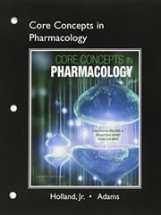 Tapa de Student Workbook and Resource Guide for Core Concepts in Pharmacology
