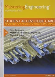 Tapa de Mastering Engineering with Pearson eText -- Access Card -- for Introduction to Materials Science for Engineers