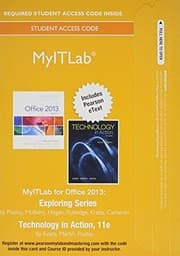 Tapa de Mylab It with Pearson Etext -- Access Card -- For Exploring 2013 with Technology in Action Complete