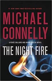 Tapa de The night fire [Large print]