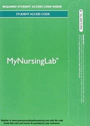 Tapa de MyLab Nursing without Pearson eText -- Access Card -- for Contemporary Psychiatric-Mental Health Nursing