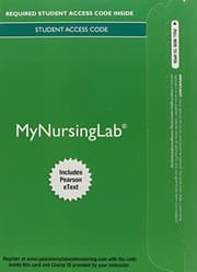 Tapa de MyLab Nursing with Pearson eText -- Access Card -- for Health & Physical Assessment in Nursing