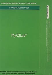 Tapa de MyCJLab without Pearson eText -- Access Card -- for Criminolgy