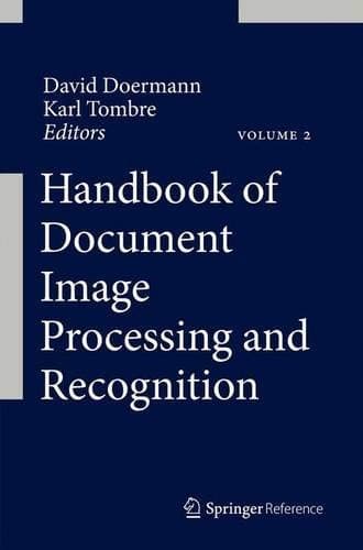 Tapa de Handbook of Document Image Processing and Recognition