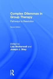 Tapa de Complex Dilemmas in Group Therapy