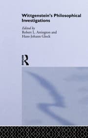 Tapa de Wittgenstein's Philosophical Investigations