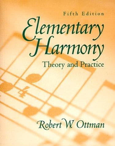 Tapa de Elementary Harmony: Theory and Practice