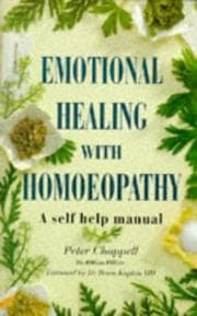 Tapa de Emotional healing with homoeopathy