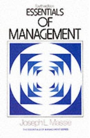 Tapa de Essentials of management