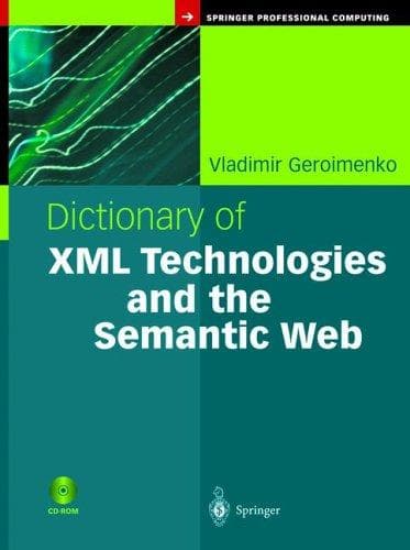 Tapa de Dictionary of XML Technologies and the Semantic Web