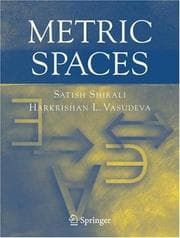 Tapa de Metric spaces