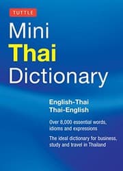 Tapa de Tuttle Mini Thai Dictionary