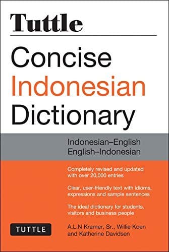 Tapa de Tuttle Concise Indonesian Dictionary