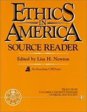 Tapa de Ethics in America