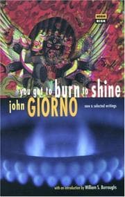 Tapa de You got to burn to shine