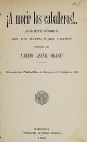 Tapa de ¡A morir los caballeros!--
