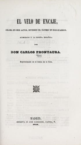 Tapa de El velo de encaje