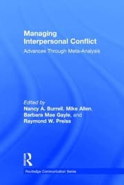 Tapa de Managing Interpersonal Conflict